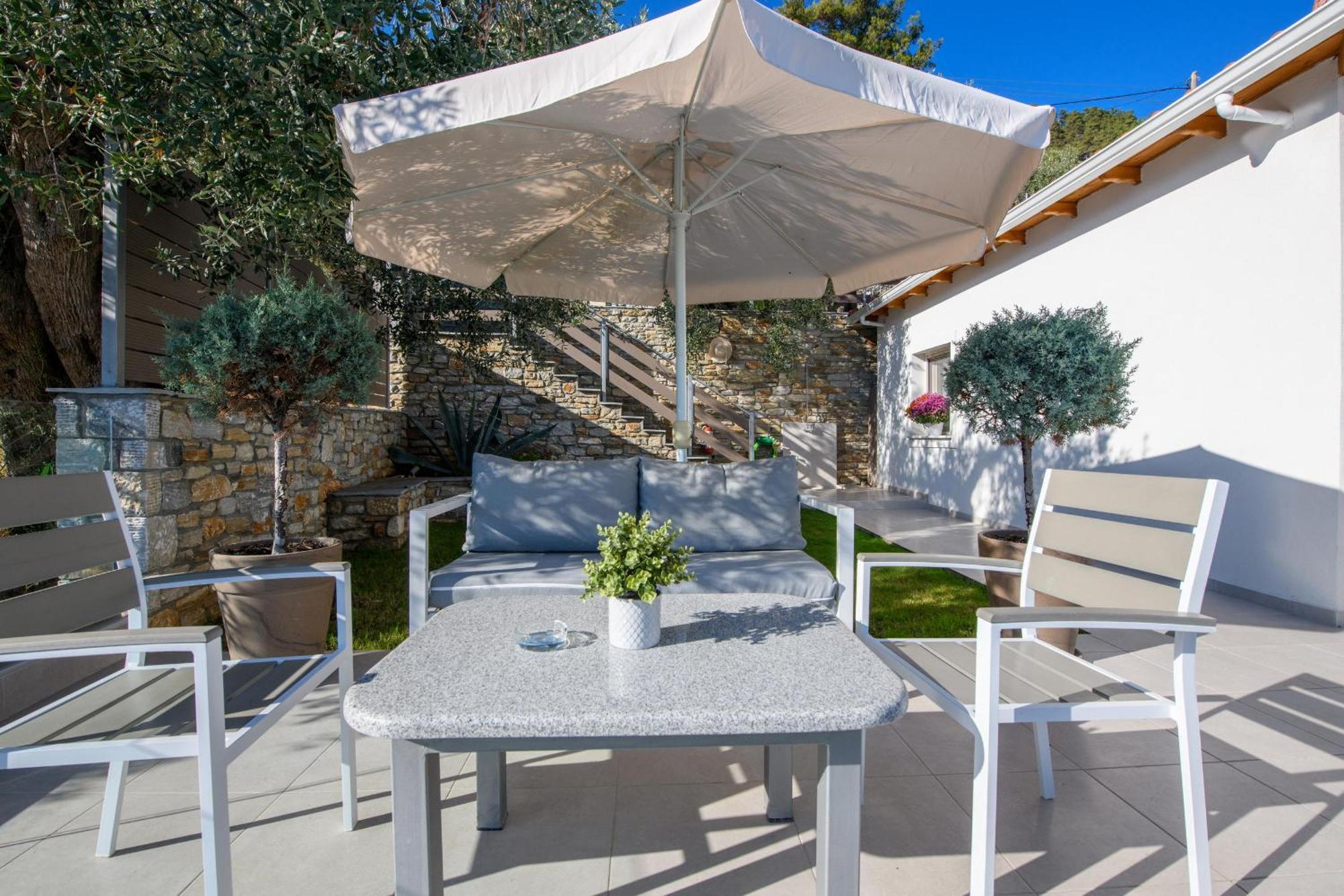 Villa Niti Chrysi Ammoudia Buitenkant foto